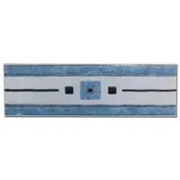 Brau decorativ faianta baie / bucatarie Gandara Azul 8 x 25