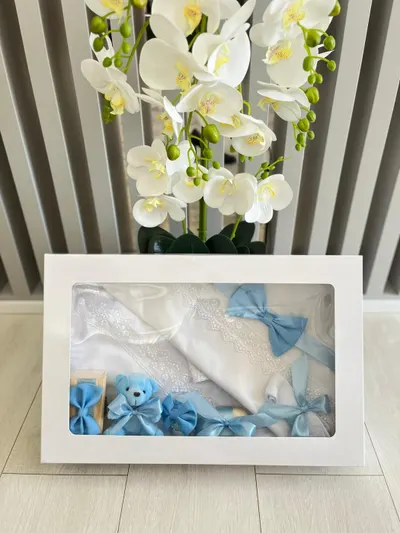 Trusou Botez format din 9 piese cu Ursulet - Blue