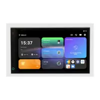 Panou control interior smart cu ecran tactil Dahua DHI-SCP3022A-B, IPS 7 inch, Android 14, WiFi 2.4 Ghz, 2 fire, PoE, senzor temperatura si umiditate, difuzor, slot card