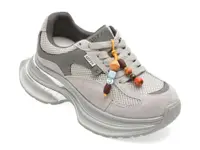 Pantofi sport GRYXX gri, 9052, din nabuc