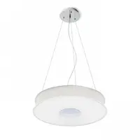 ASTERI Corp de iluminat suspendat satinated sticla/crom 230V 2GX13 40W