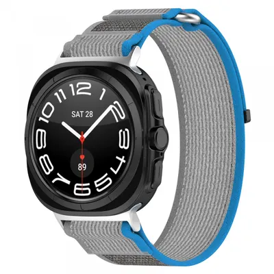 Curea Techsuit W054 pentru Samsung Galaxy Watch Ultra Series, Albastra Gri