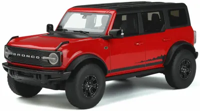 Model de colecție GT Spirit Modern: Mașini - Ford Bronco 4 Doors (Red) (2021)