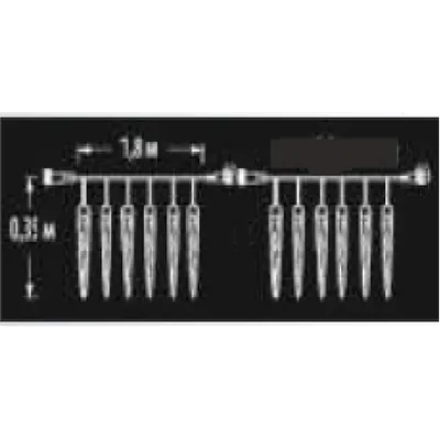 Stalactite ext. 108 LED Alb Rece cu Cablu Negru 1.8x0.35m