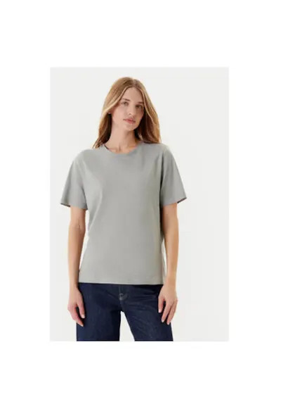 Tricou dama 3BVXD102P - Bumbac - Gri - Gri