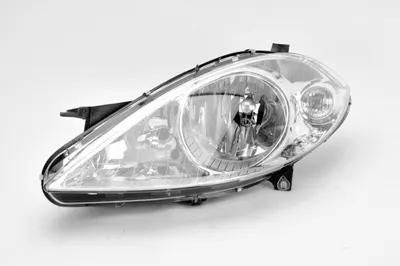 Far stanga (H7, reglaj electric, fundal cromat, fundal galben) MERCEDES Clasa A 2004-2012