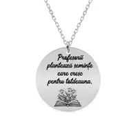 Growing - Colier personalizat pentru profesori din argint 925