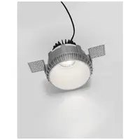 Spot BELLUNO Alb Aluminiu Trimless IP54