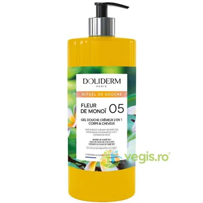 Gel de Dus&Sampon Cremos 2in1 cu Extract de Floare de Tiare 1L
