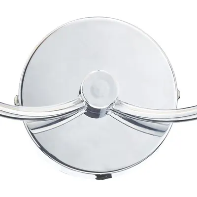 Aplica Watson 2 Light Wall Light Polished Chrome Opal Glass