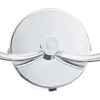 Aplica Watson 2 Light Wall Light Polished Chrome Opal Glass