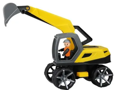 Jucărie pentru copii Lena Truxx² - Excavator cu figurină, 35 cm