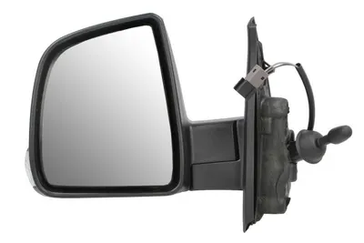 Oglinda laterala stanga potrivit FIAT DOBLO II; OPEL COMBO D 2014-2022 - (mecanica, convex)