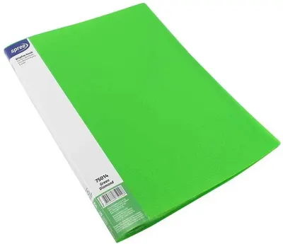 Dosar Spree Diamond - cu 10 buzunare, A4, verde