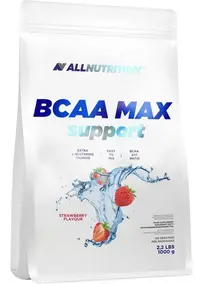 BCAA Max Support, căpșună, 1 kg, AllNutrition