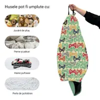 Husa fotoliu Puf Bean Bag tip Para L fara umplutura controllers