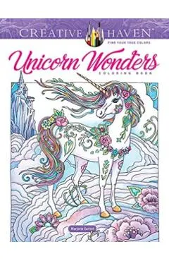 Creative Haven Unicorn Wonders Coloring Book
