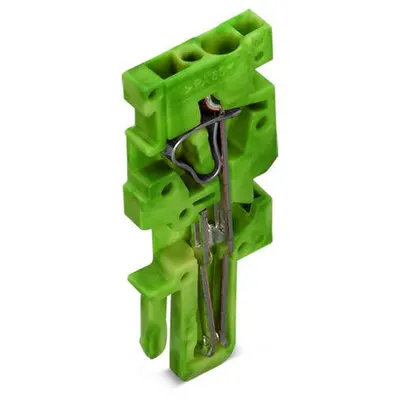 End module for 1-conductor female connector; 4 mm²; 1-pole; 4,00 mm²; green-yellow