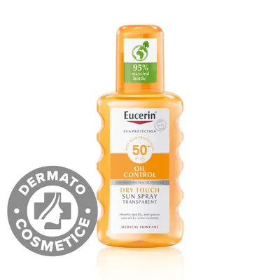 Spray de corp transparent cu SPF50+, 200ml, Eucerin