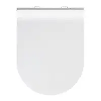 Capac WC cu închidere lentă Wenko Habos, 46 x 36 cm, alb