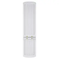 Dulap baie suspendat Pera alb manere aurii 35x150 cm