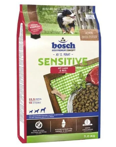 BOSCH Sensitive miel și orez 3 kg