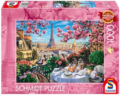 Puzzle Schmidt din 1000 piese - Mic dejun la Paris