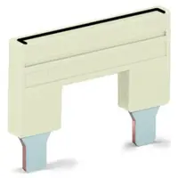 Push-in type jumper bar; insulated; from 1 to 3; Nominal current 57 A; light gray