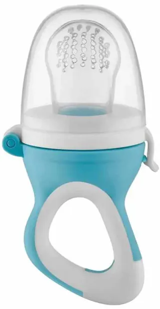 Plasă din silicon pentru fructe BabyJem - Blue