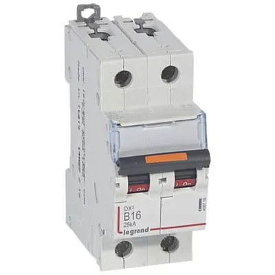 Disjunctor DX³-2P-230/400V~-16A-25kA-curba B - 2M