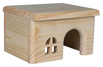 Casuta Lemn Hamster 15x12x15 cm 61261