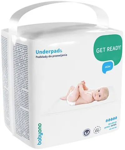 Aleza de infasat de unica folosinta Babyono, 90 х 60 cm, 20 buc.