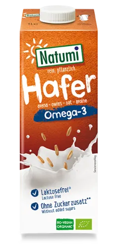 Bautura Bio din ovaz cu Omega 3, 1l, Natumi