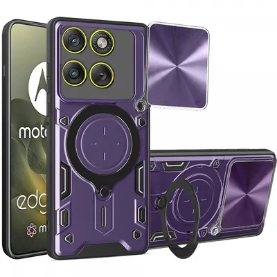 Husa pentru Motorola Edge 70, Techsuit, CamGuard Pro, Mov