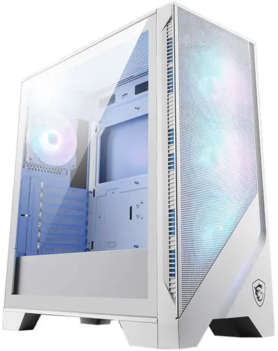 Cutie MSI - MAG FORGE 320R Airflow, mid tower, alb/transparent