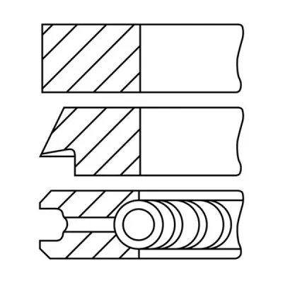 Set segmenti piston GOETZE ENGINE 08-148300-00