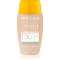 Bioderma Photoderm Nude Touch fluid mineral cu protecție solară SPF 50+ culoare Very light 40 ml