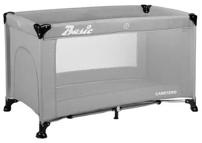Tarc pliabil cu 1 nivel Caretero - Basic, Gri deschis