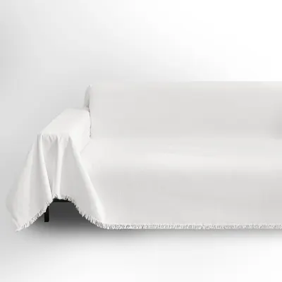 Husă albă pentru fotoliu 70 cm Talo – Filumi
