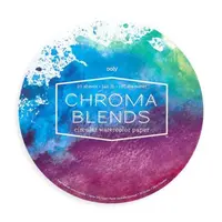 Bloc desen circular Watercolor Chroma Blends