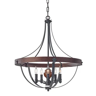 Corp de iluminat suspendat, lustra Alston 5 Light Chandelier