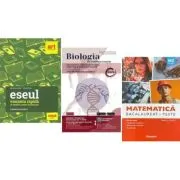 Pachet Bacalaureat 2026. Eseul. Varianta rapida de pregatire, Matematica M2 Tehnologic. Teste si Biologie pe intelesul tuturor Clasele 11-12