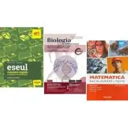 Pachet Bacalaureat 2026. Eseul. Varianta rapida de pregatire, Matematica M2 Tehnologic. Teste si Biologie pe intelesul tuturor Clasele 11-12