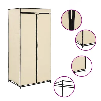 vidaXL Șifonier, crem, 75 x 50 x 160 cm