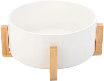Bol de salată cu bază din bambus Estia - Bamboo Essentials, 27 cm