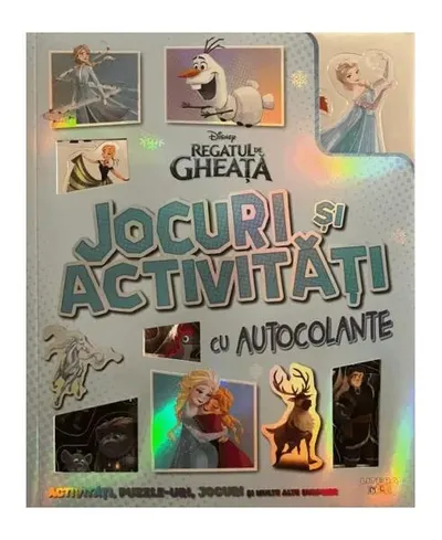 Disney. Regatul de gheață. Jocuri și activități cu autocolante - Hardcover - Disney
