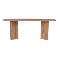 Masă de dining cu aspect de lemn de pin 90x200 cm Sabella – Kalune Design