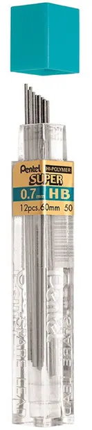 Mine grafit Hi - Polymer - HB, 0.7 mm, 12 bucati