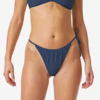Slip de baie surf cu șnur Tie Side Cheeky Bleumarin Damă