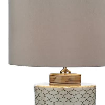 Veioza Paxton Table Lamp Cream Brown Base Only